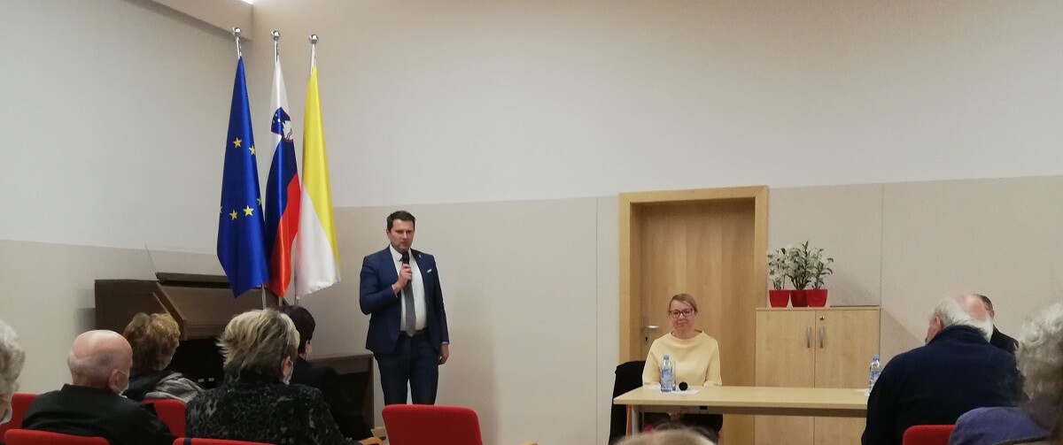 Obiskovalce je pozdravil kamniški župan Matej Slapar